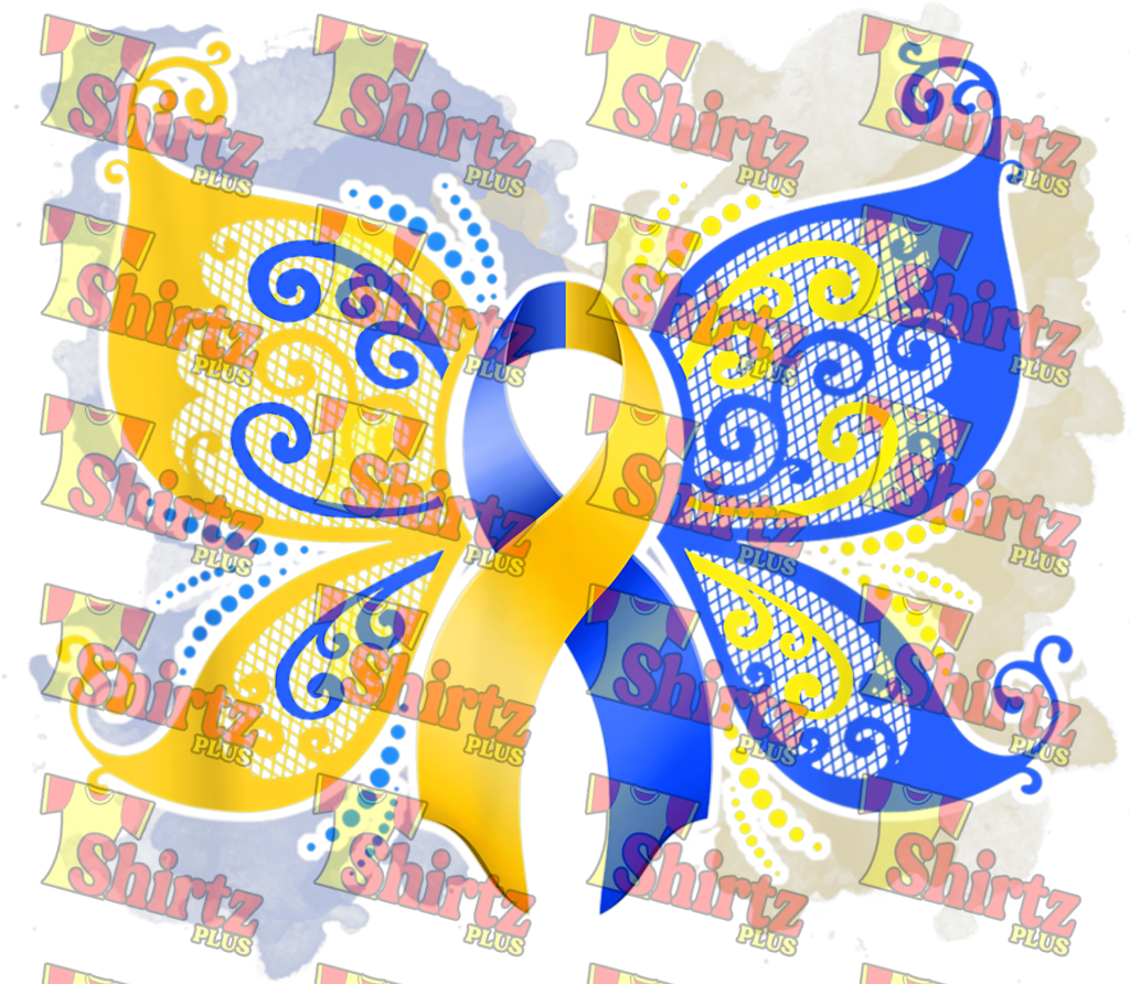 Down Syndrome Awareness Butterfly Digital Prints