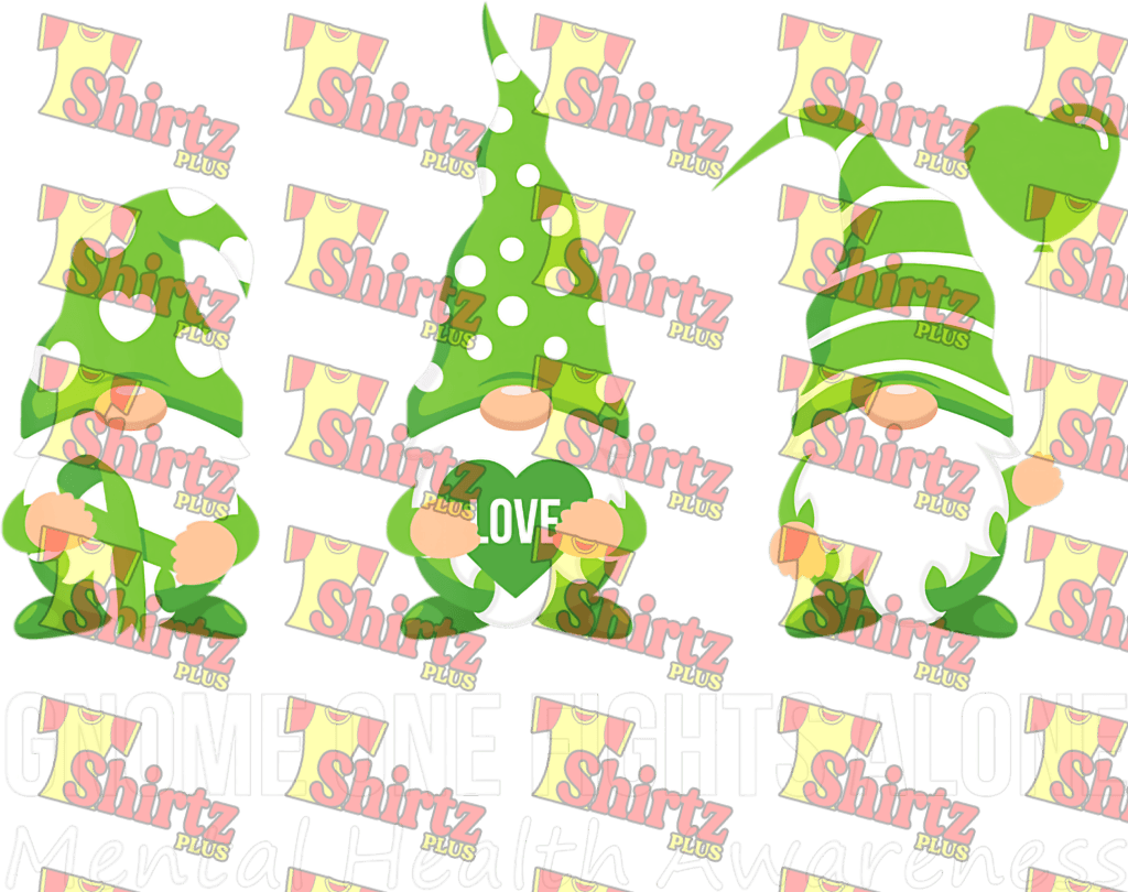 Gnome One Fight Alone Mental Health Digital Prints
