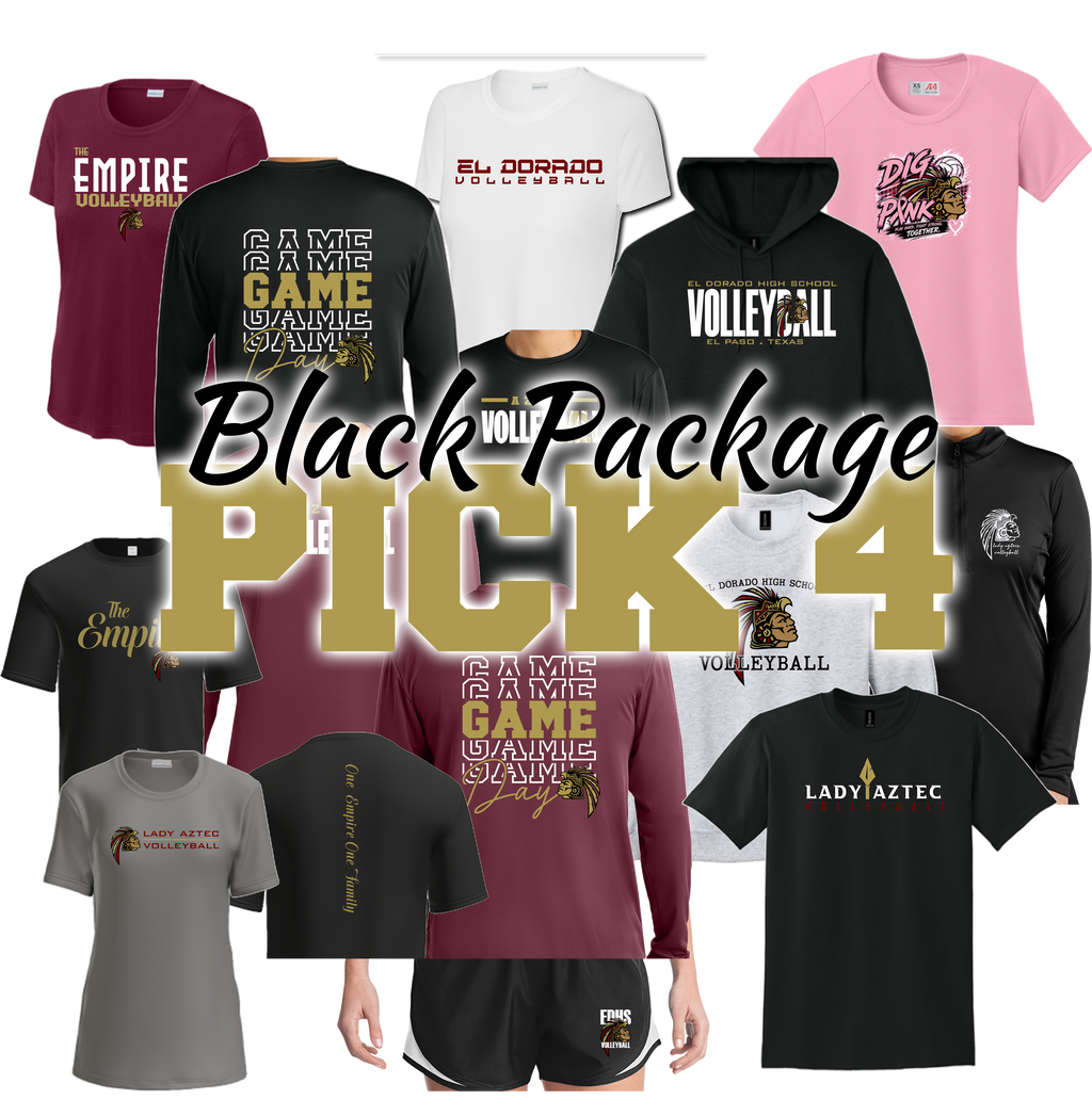 EDHS Black Volleyball Package