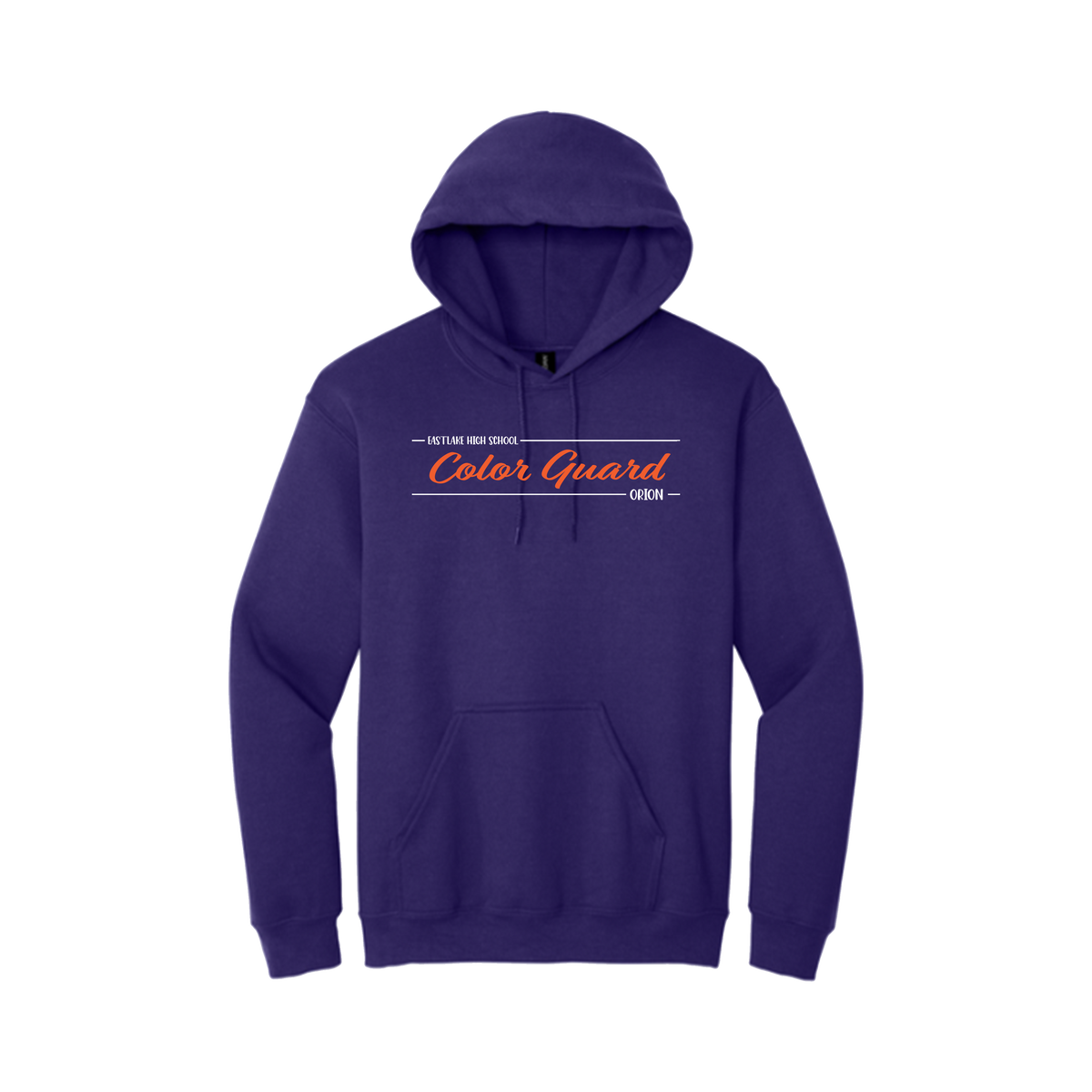 Eastlake High School Band and Guard Puple Hoodie