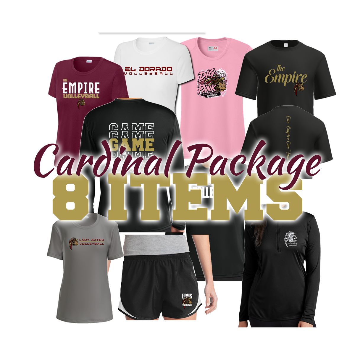 EDHS Cardinal Volleyball Package