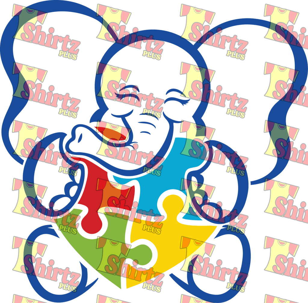 Autism Awareness Elephant Digital Prints