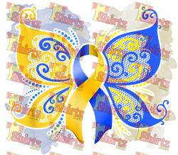 Down Syndrome Awareness Butterfly Digital Prints