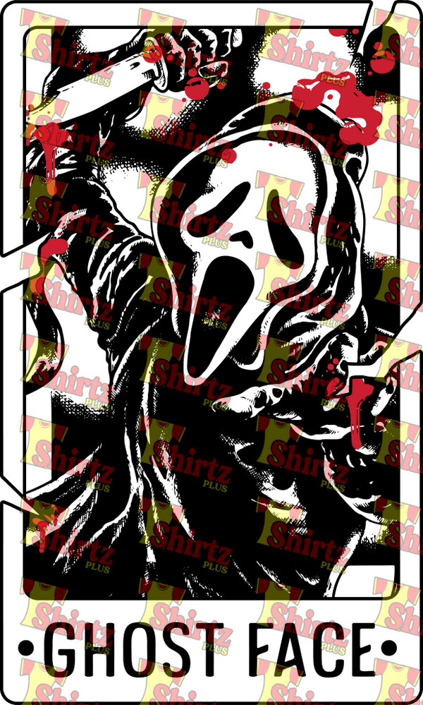 Ghost Face Card Digital Prints