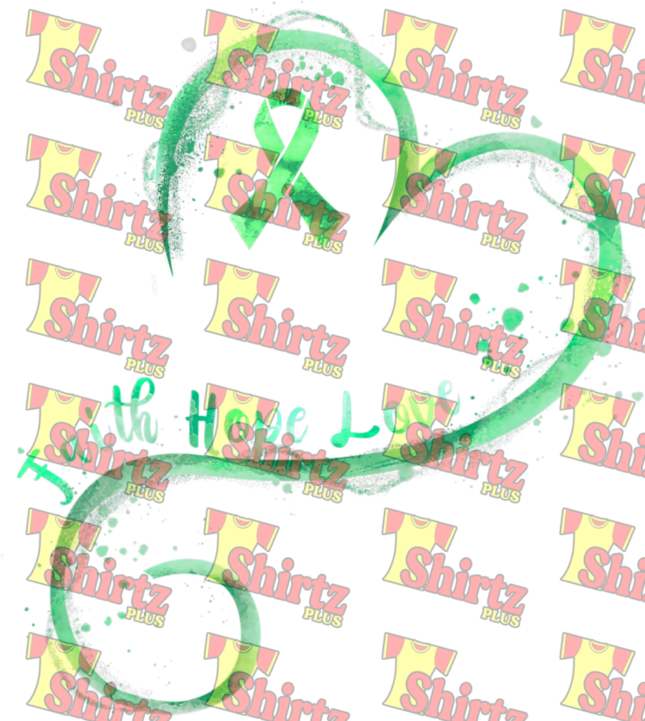 Mental Health Awareness Faith Hope And Love Digital Prints