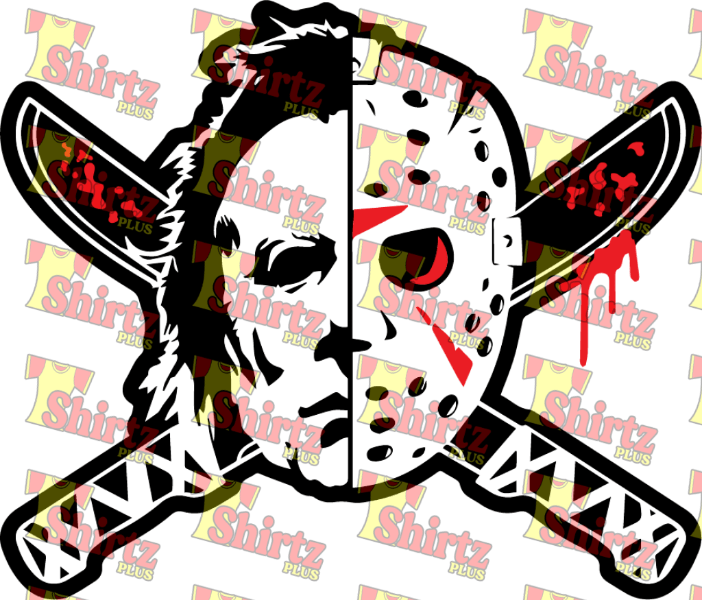 Michael Myers/ Jason Digital Prints