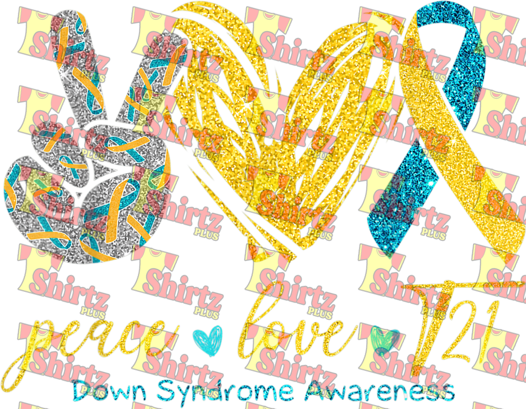Peace Love T21 Digital Prints