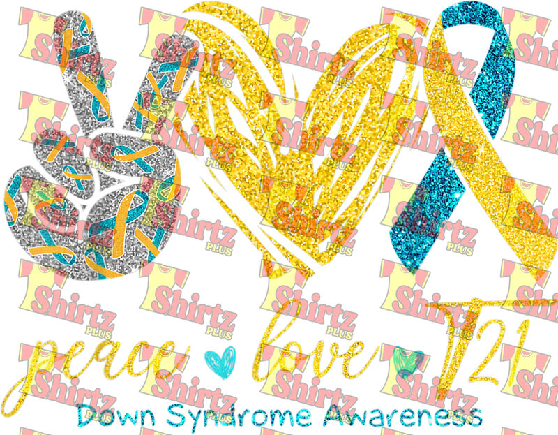 Peace Love T21 Digital Prints