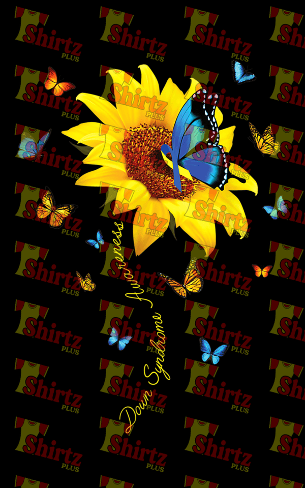 Idd Syndrome Awareness Sunflower Butterfly Digital Prints